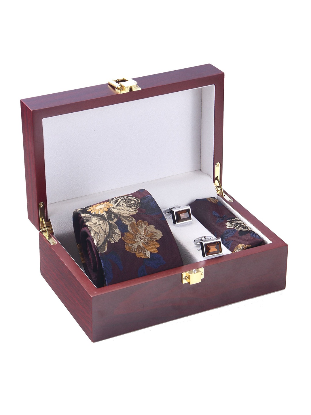 

Calvadoss Men Accessory Gift Set of, Burgundy