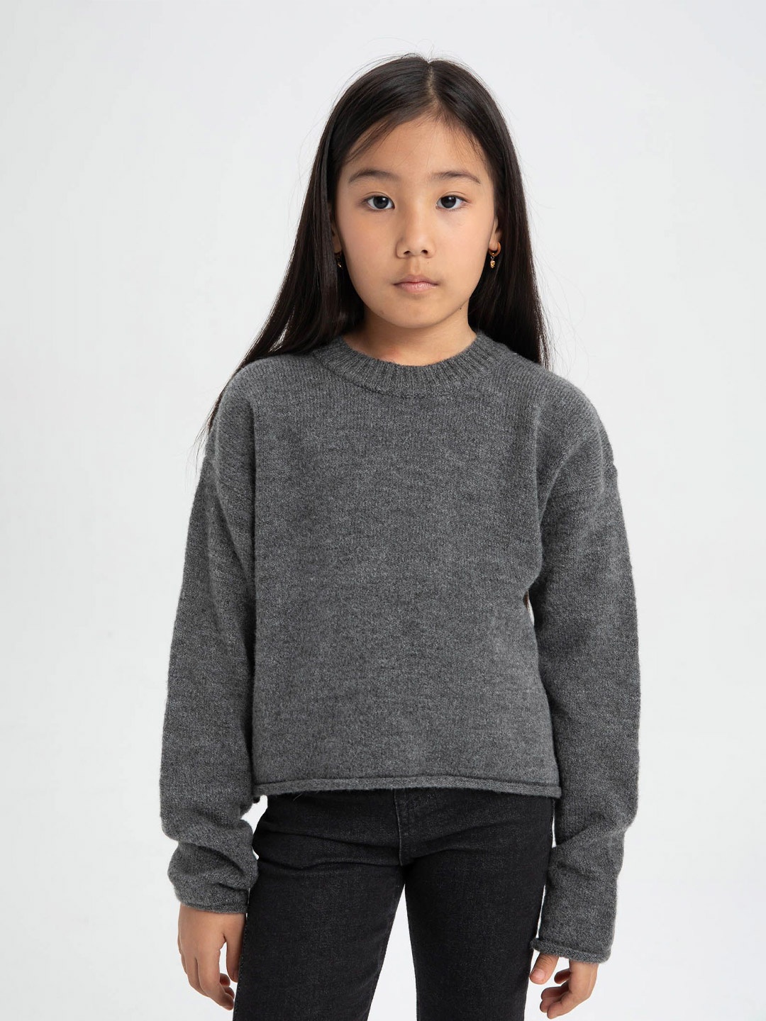 

DeFacto Girls Pullover, Grey