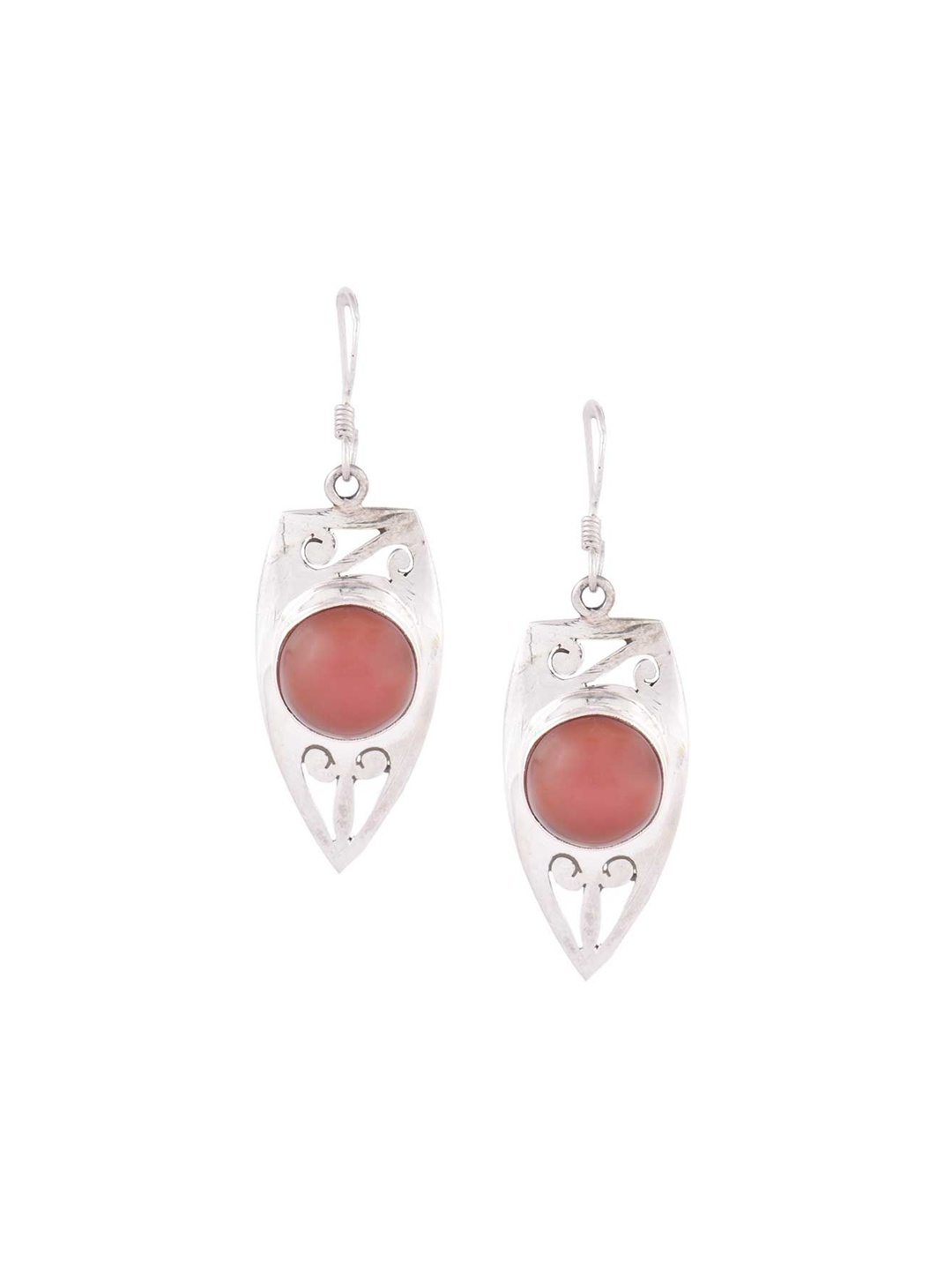 

Indianshelf 92.5 Sterling Silver Contemporary Drop Earrings