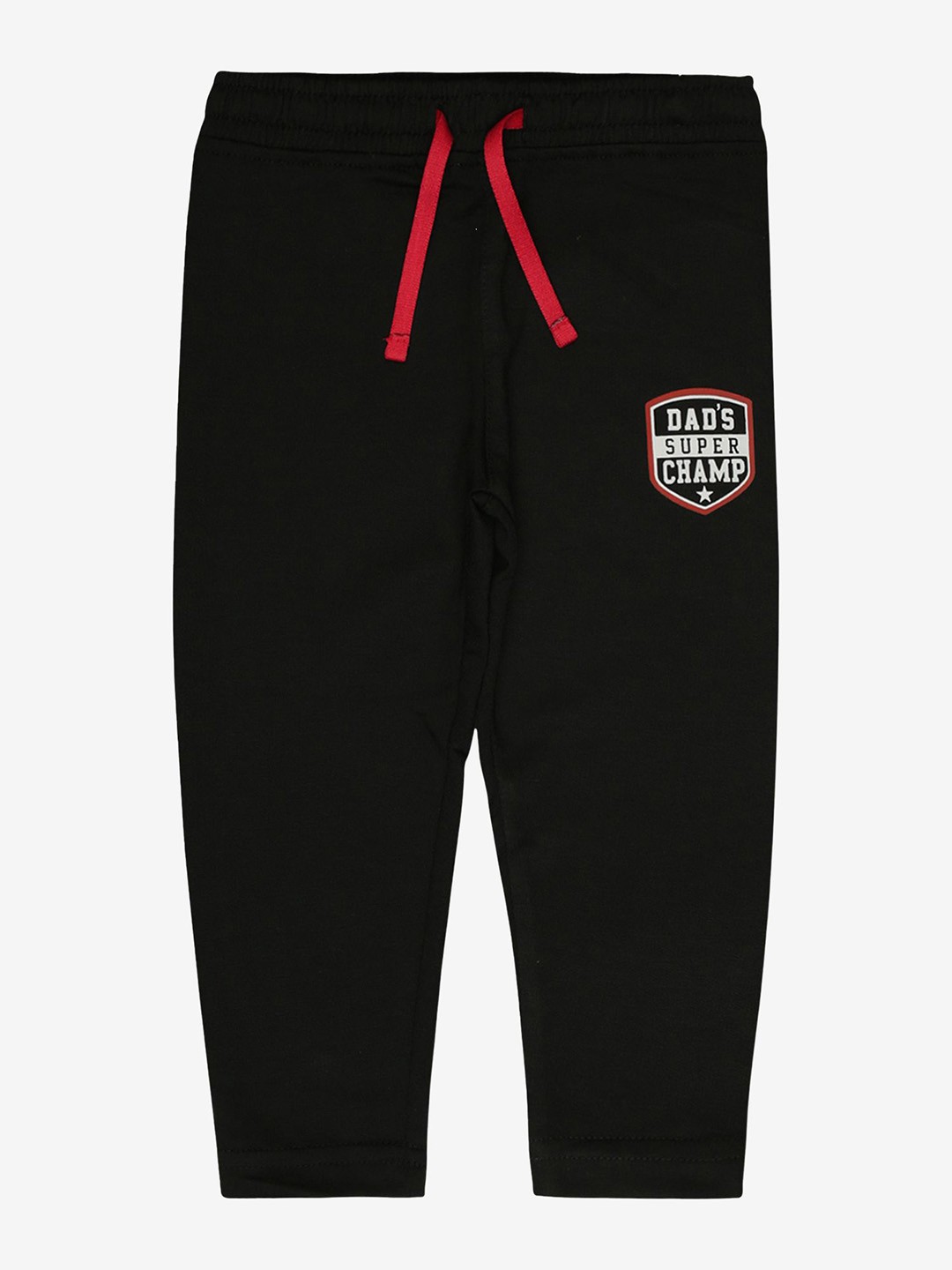 

Bodycare Kids Boys Cotton Mid Rise Track Pants, Black
