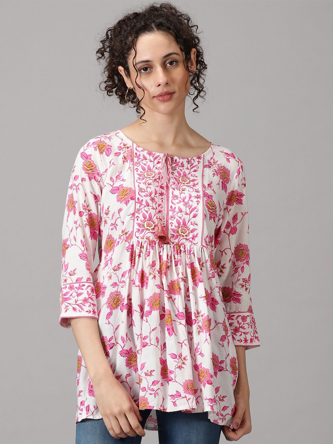 

Anouk Printed Tunics, Pink