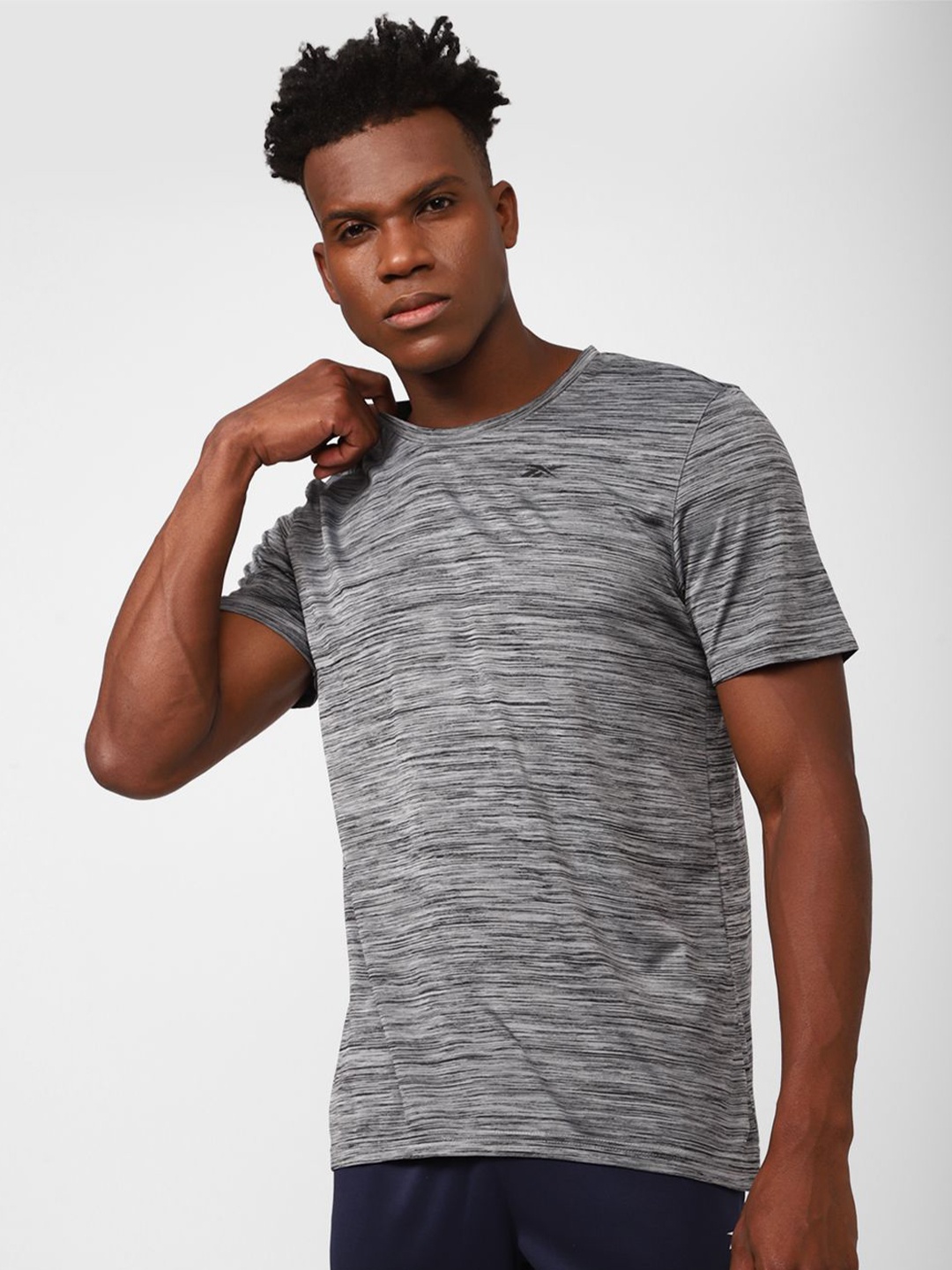 

Reebok GRN Self Design Tee, Grey