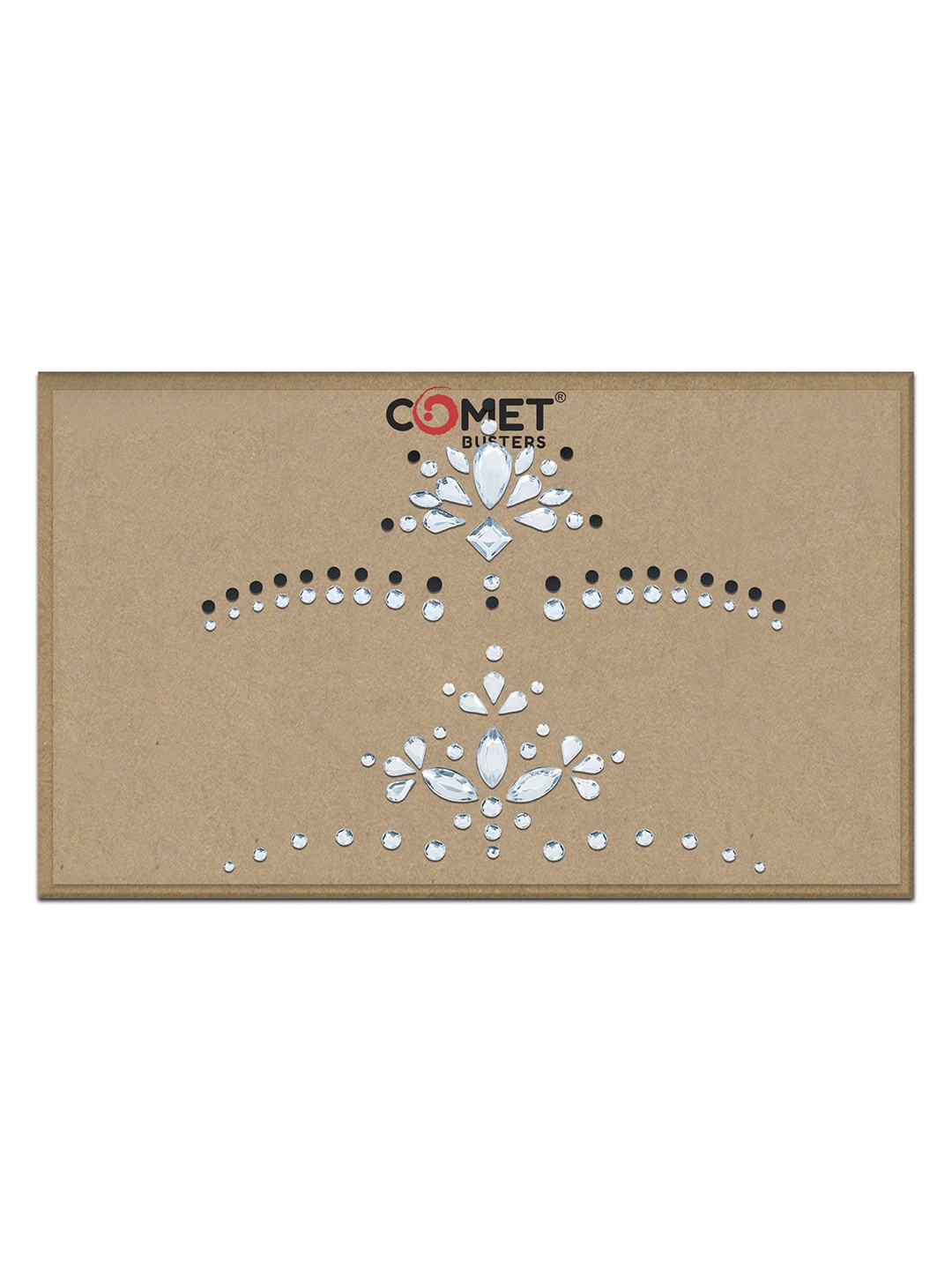 

Comet Busters Face Jewels Party Temporary Sticker Bindi, Multi