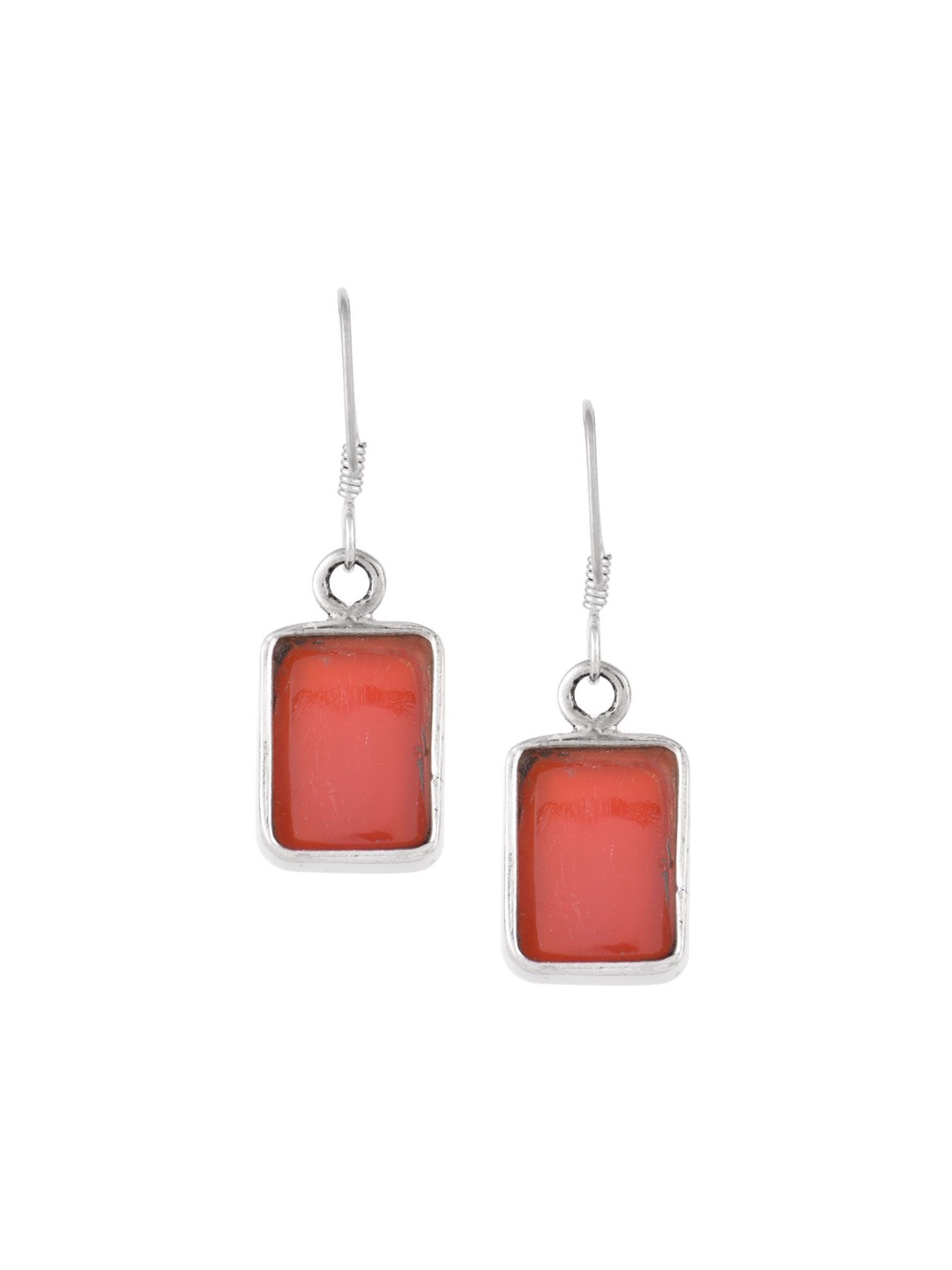 

Indianshelf 92.5 Sterling Silver Contemporary Drop Earrings