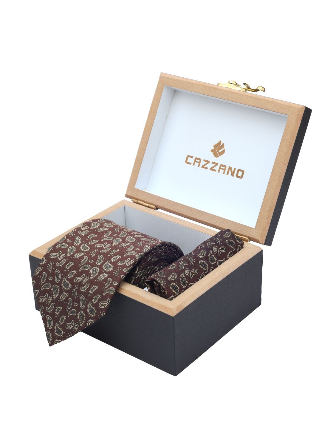 

Cazzano Men Accessory Gift Set of, Brown