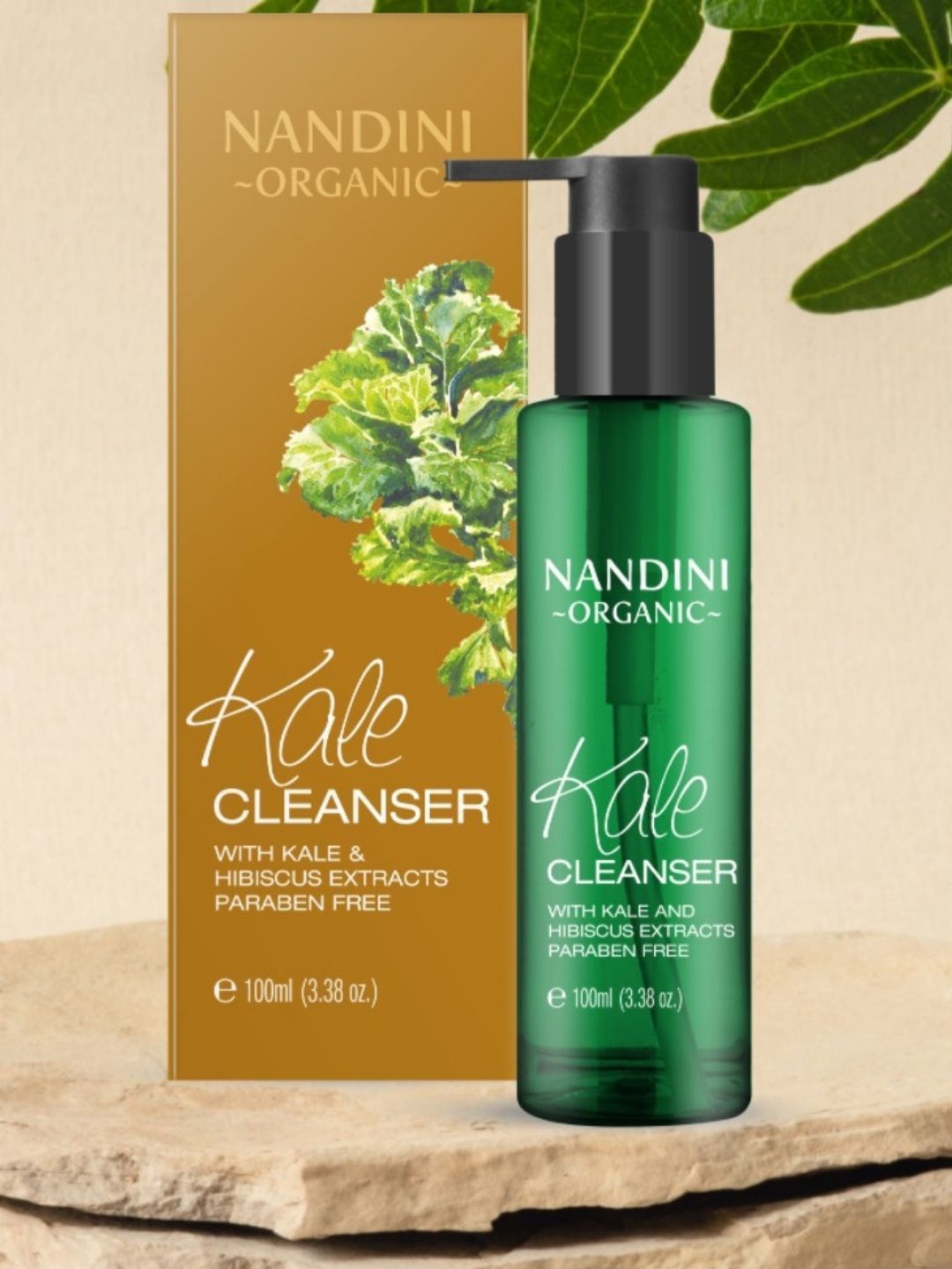 

Nandini Organic Kale Cleanser With Kale & Hibiscus extracts - 100 ml, Brown