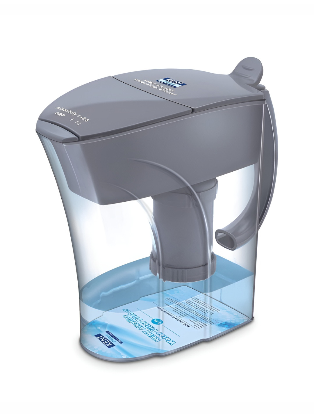 

Kent Alkaline Filtration pH Levels Balance Water Filter Pitcher- 3.5 Liters, Grey
