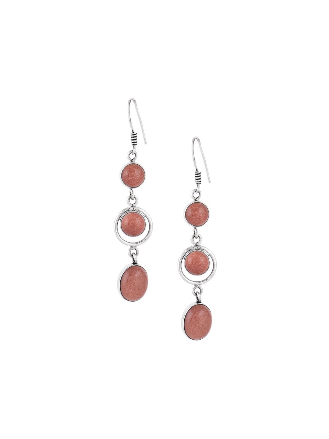 

Indianshelf 92.5 Sterling Silver Contemporary Drop Earrings