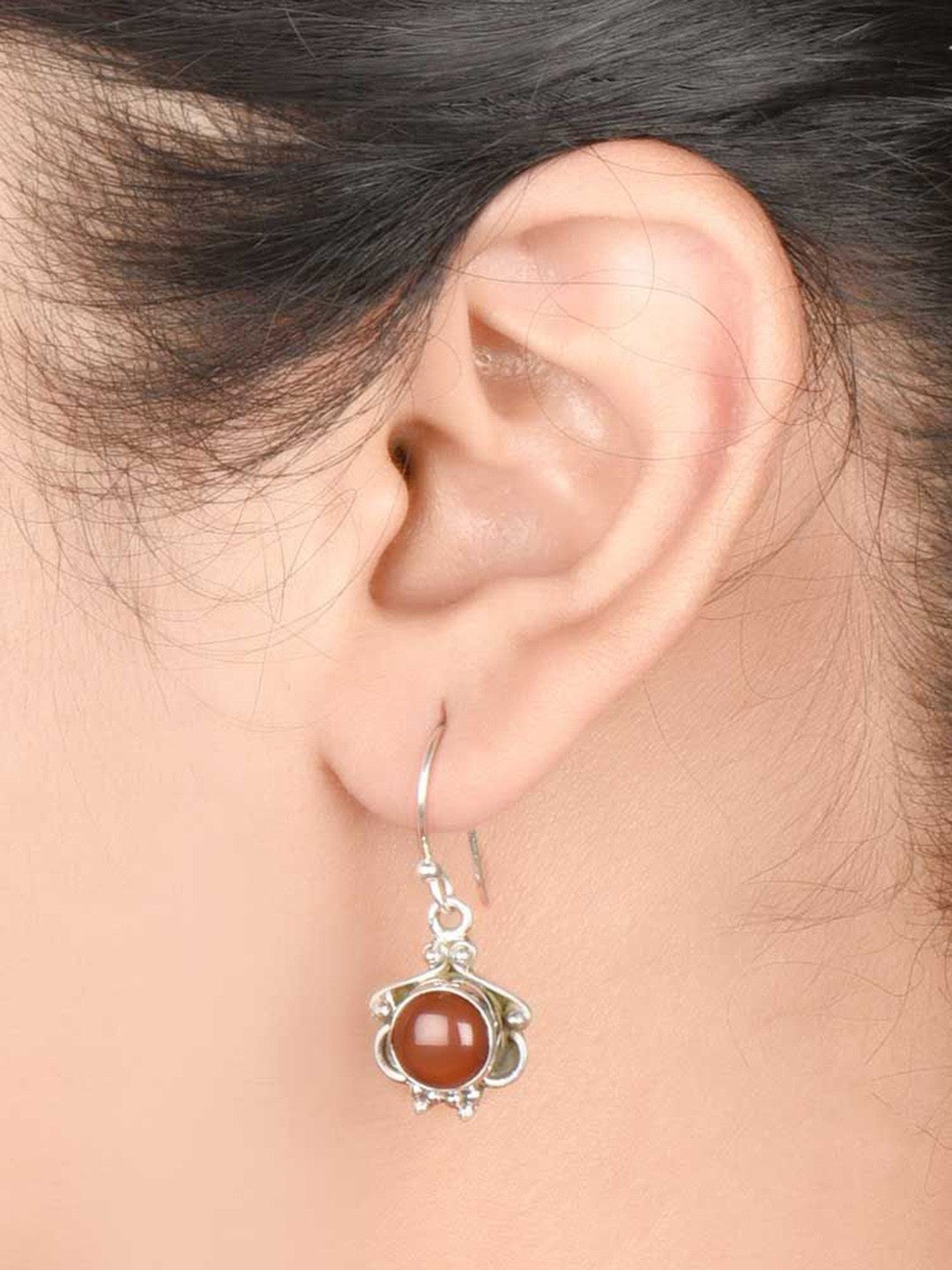 

Indianshelf 92.5 Sterling Silver Contemporary Drop Earrings