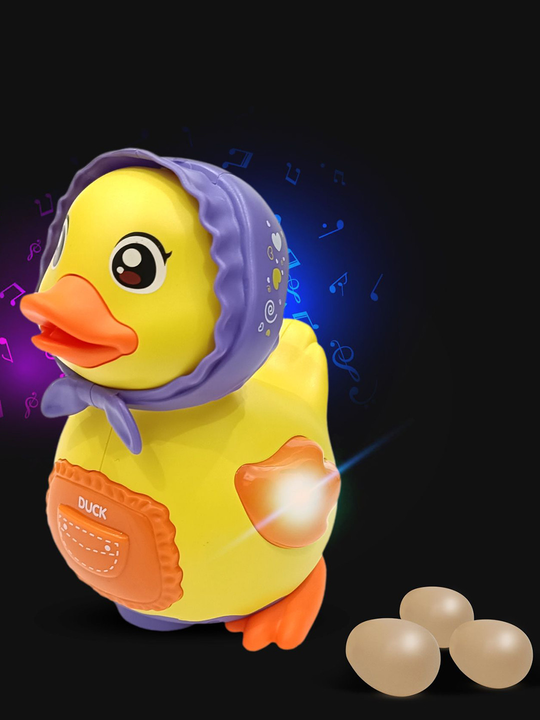 

PLANET of Toys Kids Musical Egg Laying Bird With Lights, Yellow