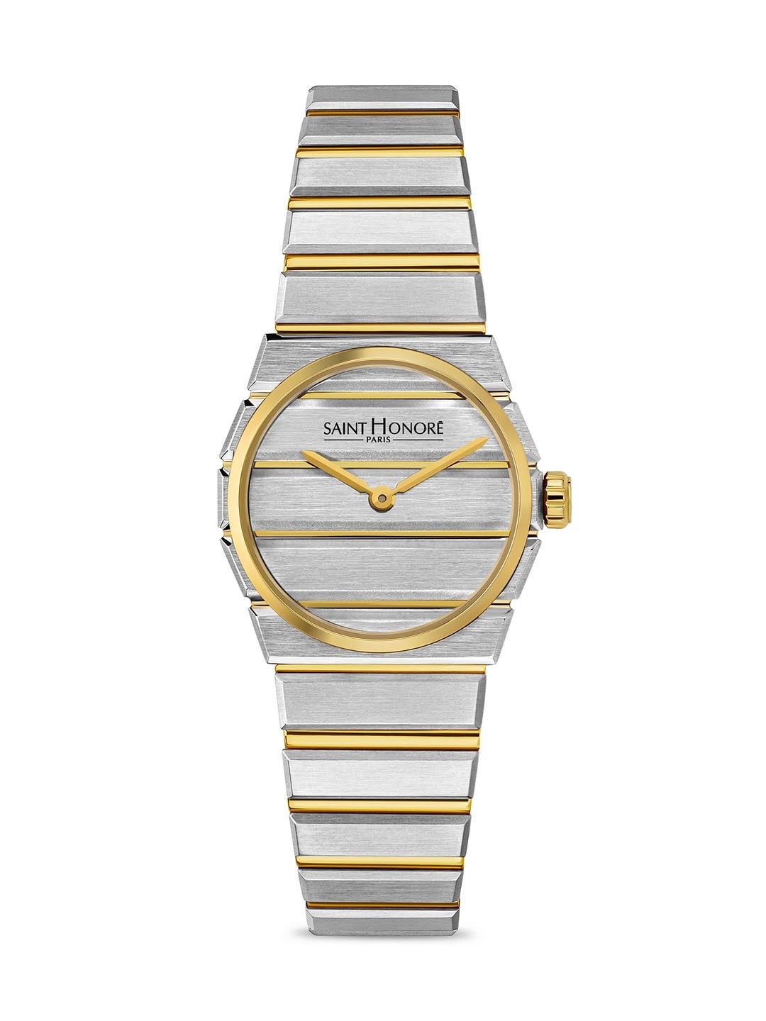 

SAINT HONORE PARIS Women Odeon Quartz Ip Gold Two-Tone Round Watch- OD721116-4AT