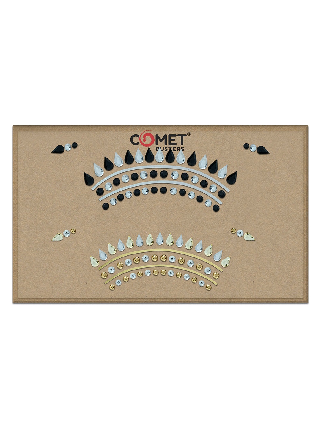 

Comet Busters Face Jewels Temporary Sticker Bindi, Multi