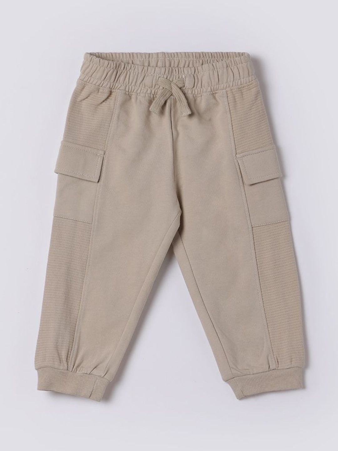 

Juniors by Lifestyle Boys Cotton Mid Rise Joggers, Beige