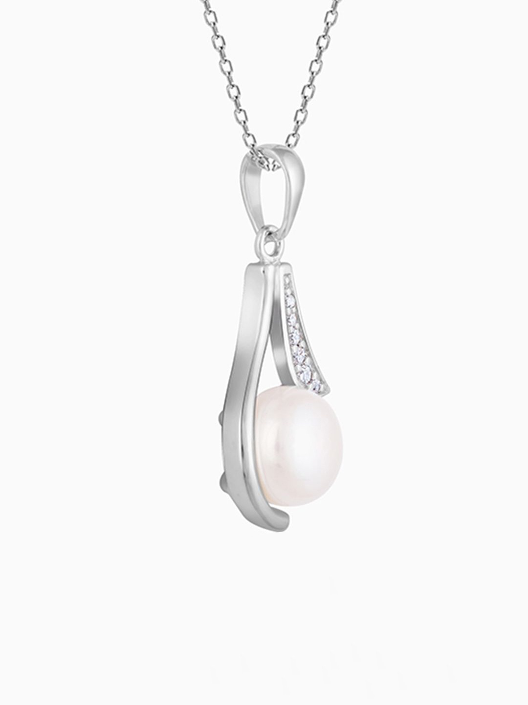 

GIVA 925 Sterling Silver Pearl Maiden Pendant with Link Chain