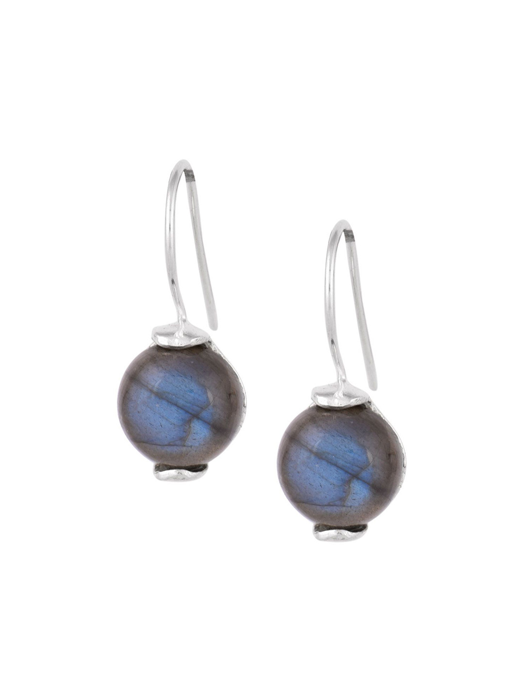 

Indianshelf Girls 92.5 Sterling Silver Stone Studded Contemporary Drop Earrings