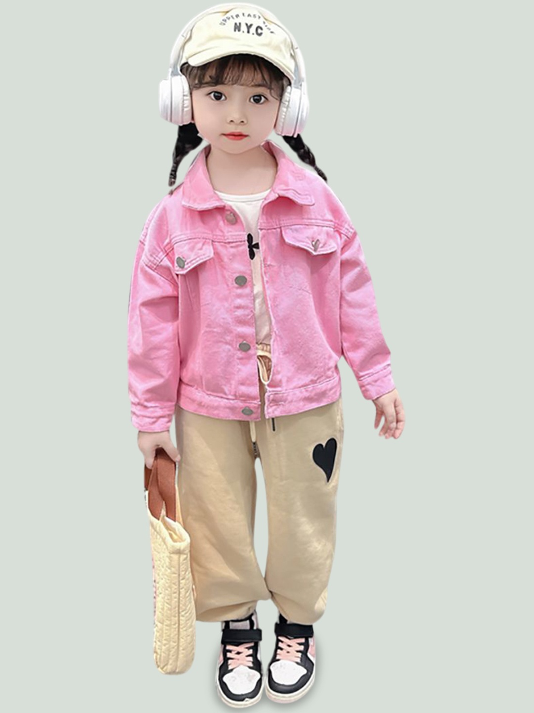 

StyleCast x Revolte Girls Outdoor Denim Jacket, Pink
