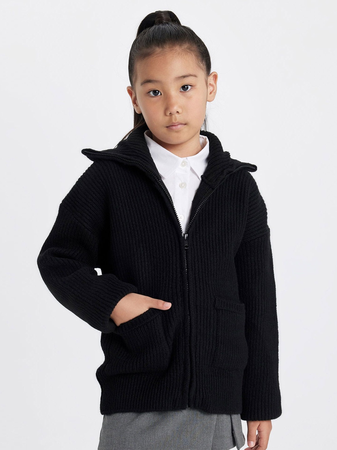 

DeFacto Girls Cardigan, Black