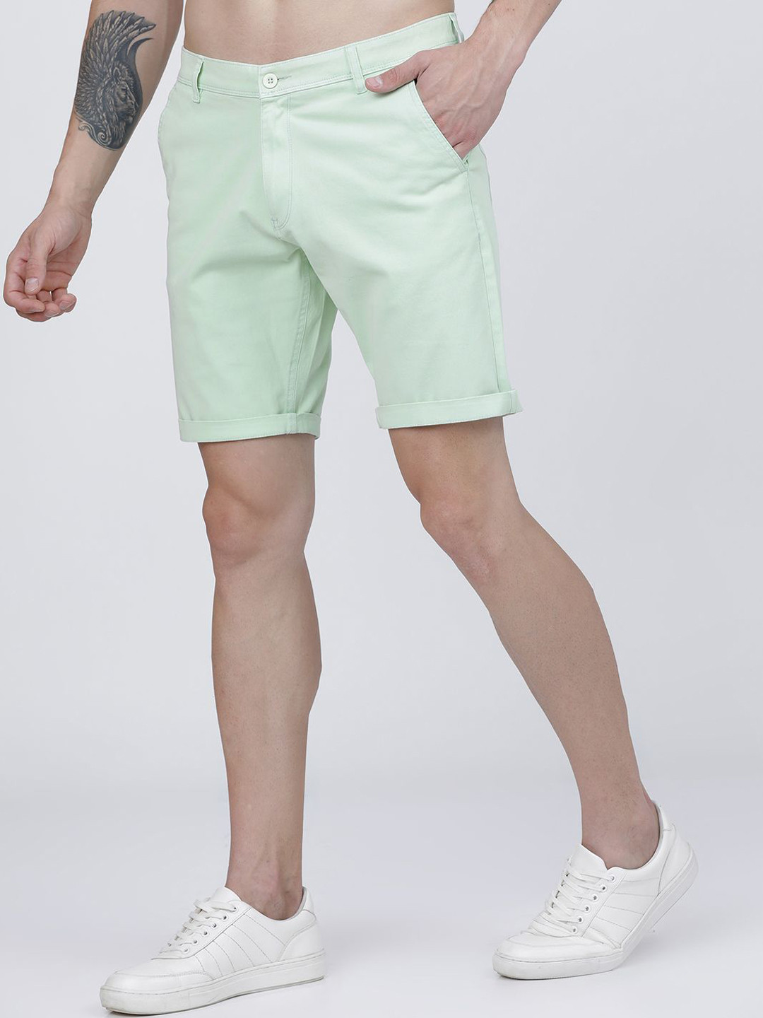 

HIGHLANDER Men Slim Fit Shorts, Green