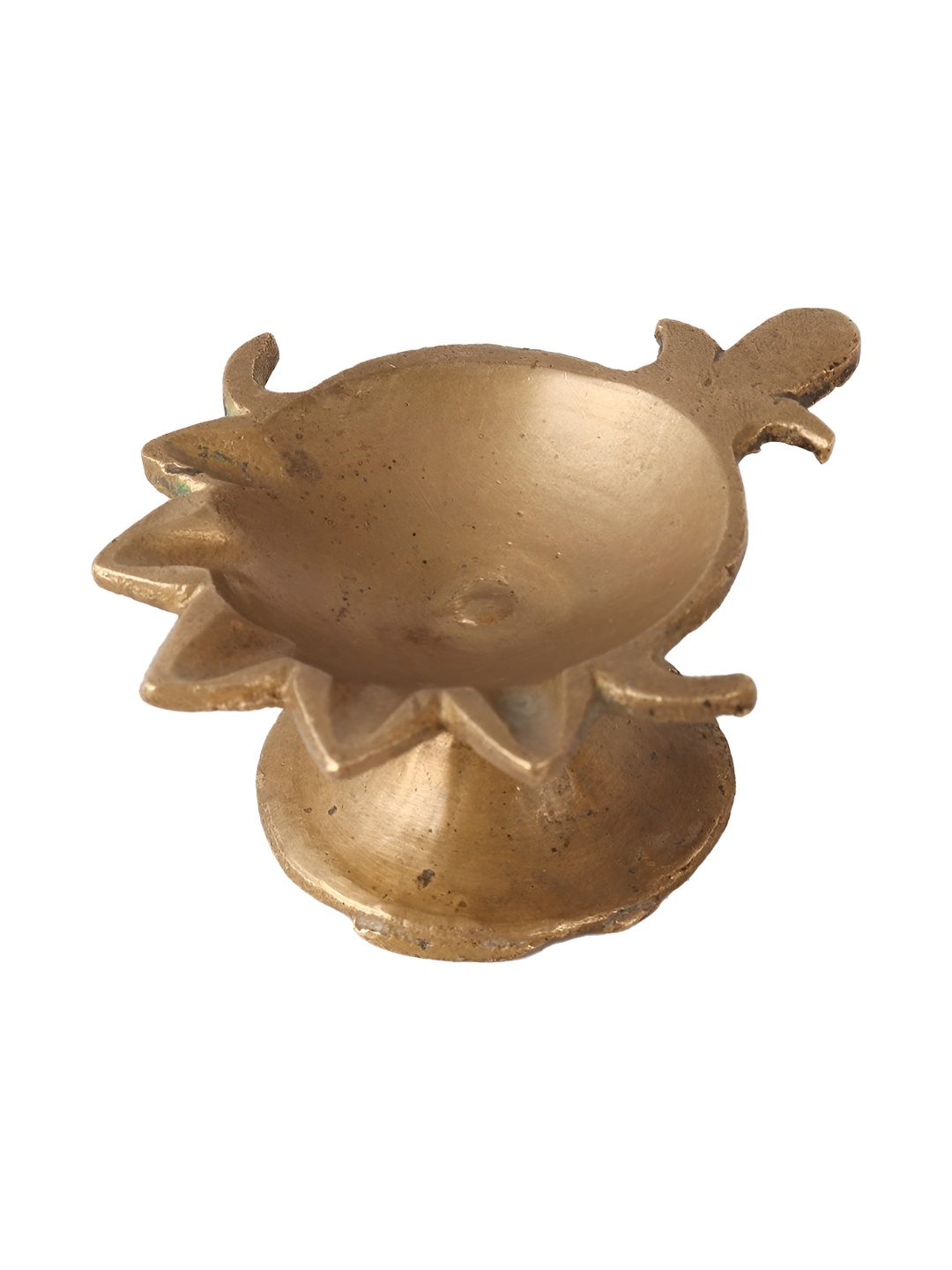 

Indianshelf Gold-Toned Brass Diwali Deepam Diya