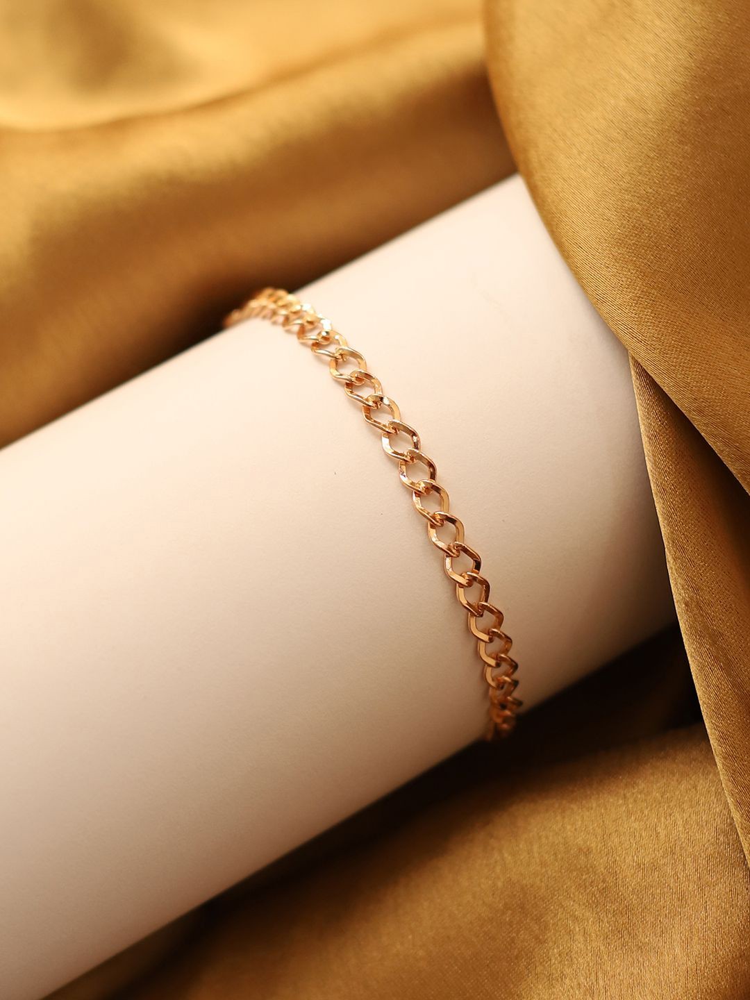 

ELLE Brass Gold-Plated Link Bracelet