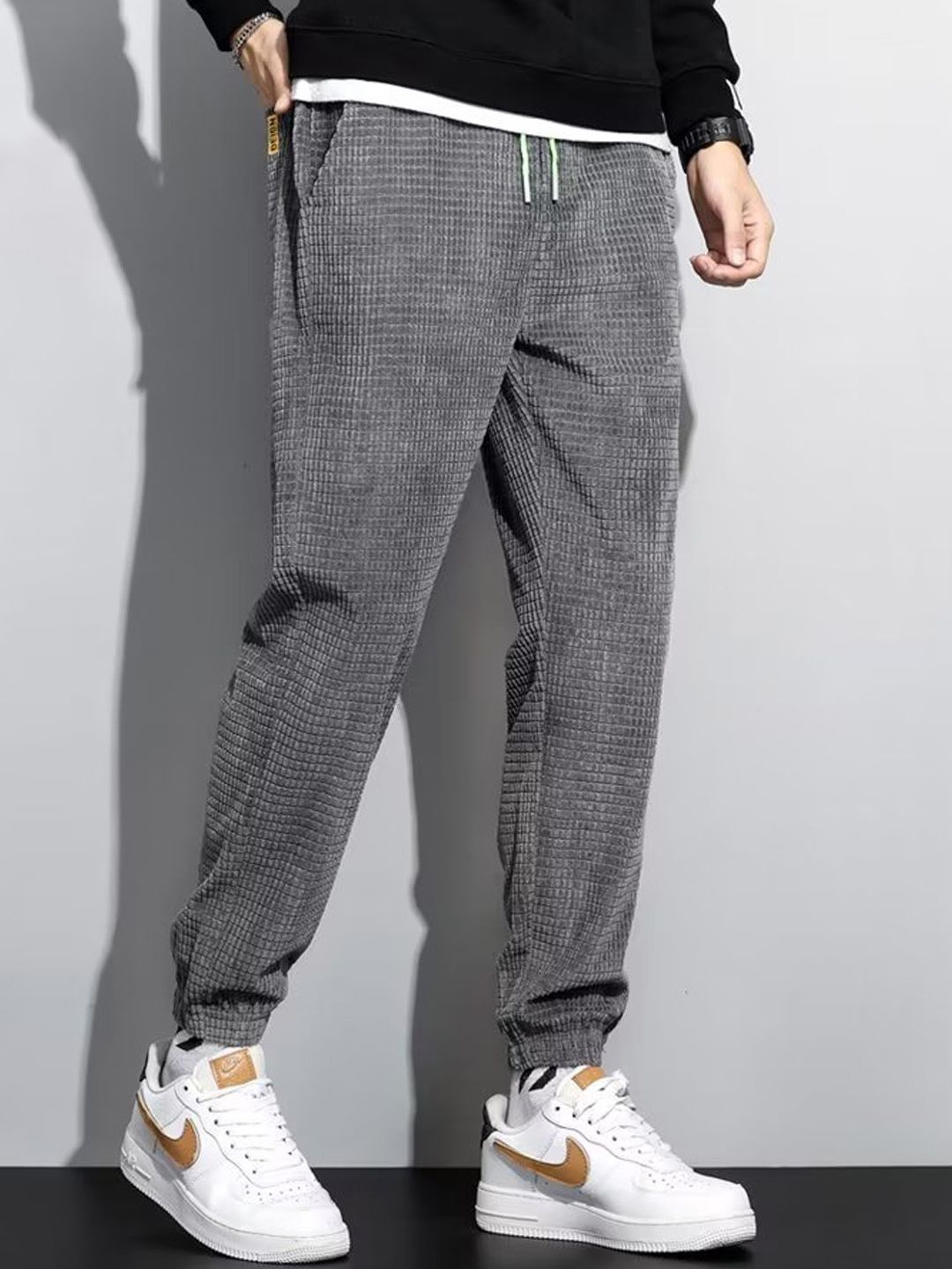 

StyleCast Men Joggers Trousers, Grey