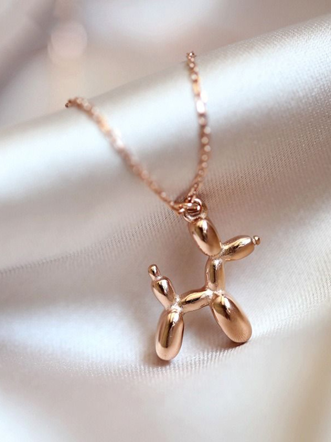 

MYKI Rose Gold-Plated Quirky Pendants with Chains