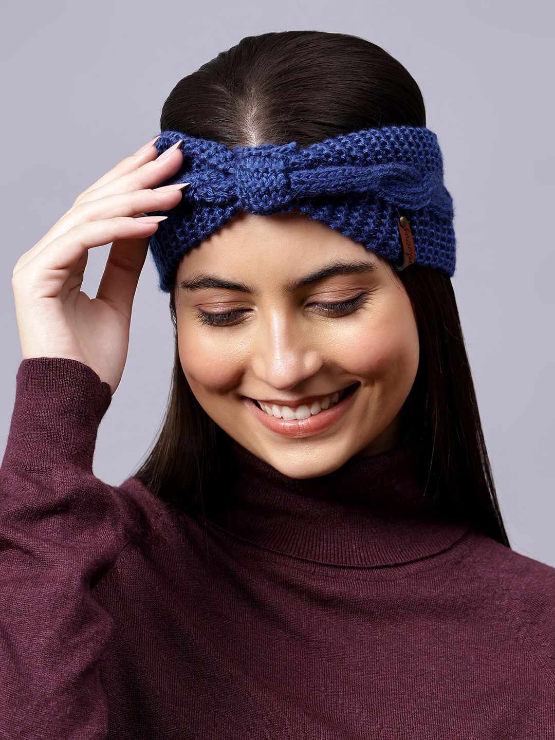 

Velvery Women Chill Wrap Headband, Blue