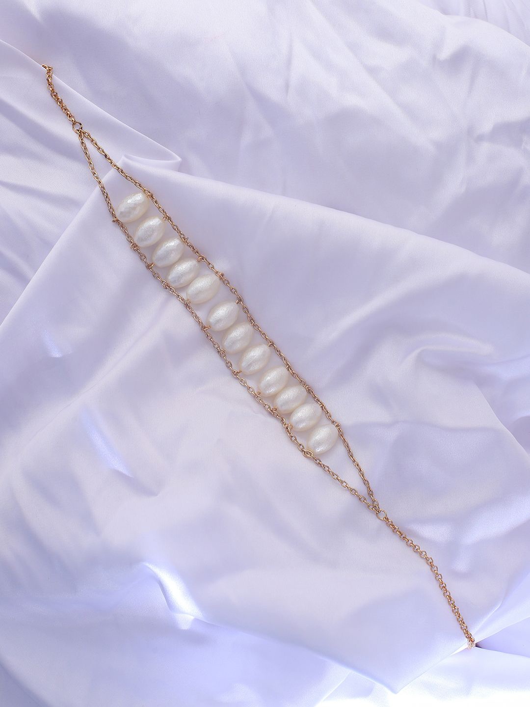 

ELLE Gold Plated Pearls Necklace