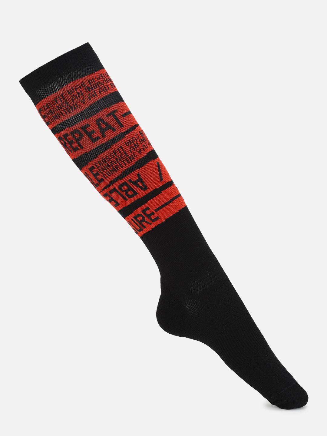 

Reebok Men Printed Training Cross Functional Engineered Crew Socks, Black