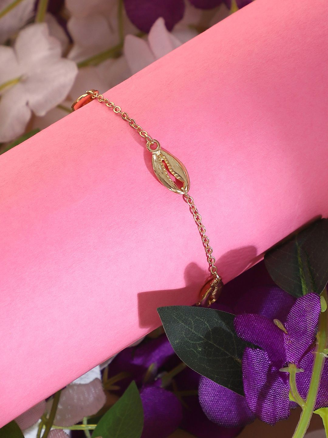 

ELLE Gold-Plated Kodi Inter Linked Bracelet