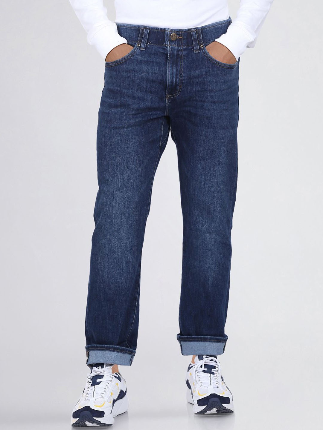

Lee Men Rodeo Light Fade Stretchable Jeans, Blue