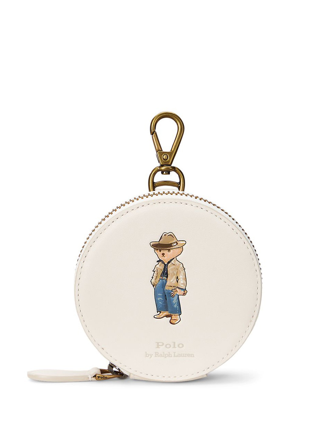 

Polo Ralph Lauren Women Printed Leather Coin Pouch, White