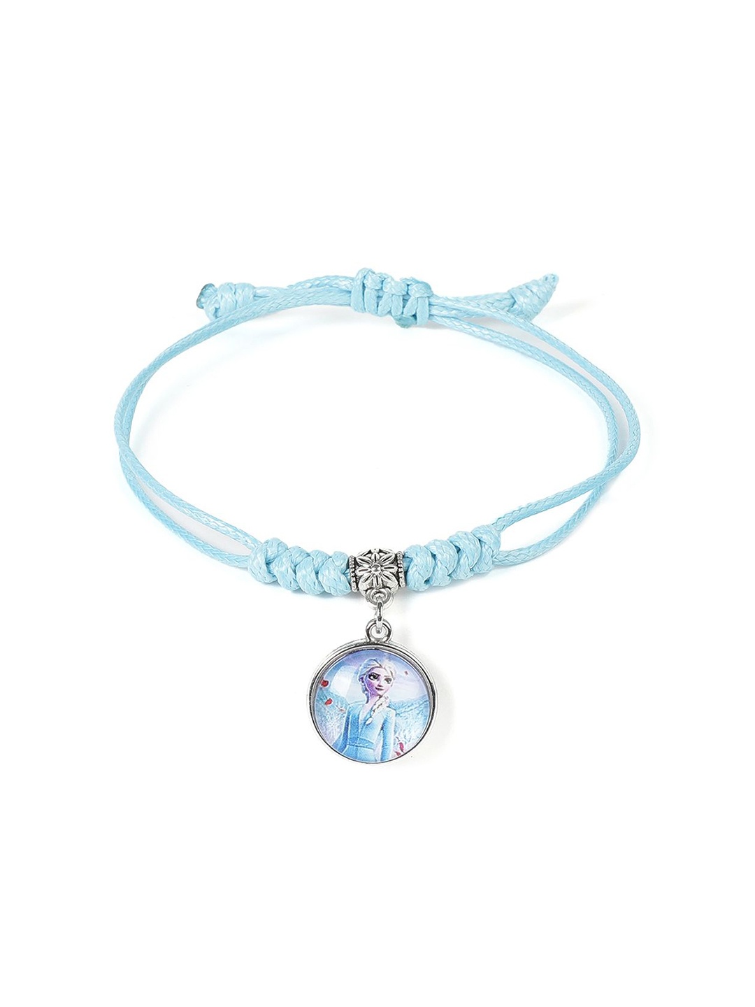 

EL REGALO Girls Elsa Charm Bracelet, Blue