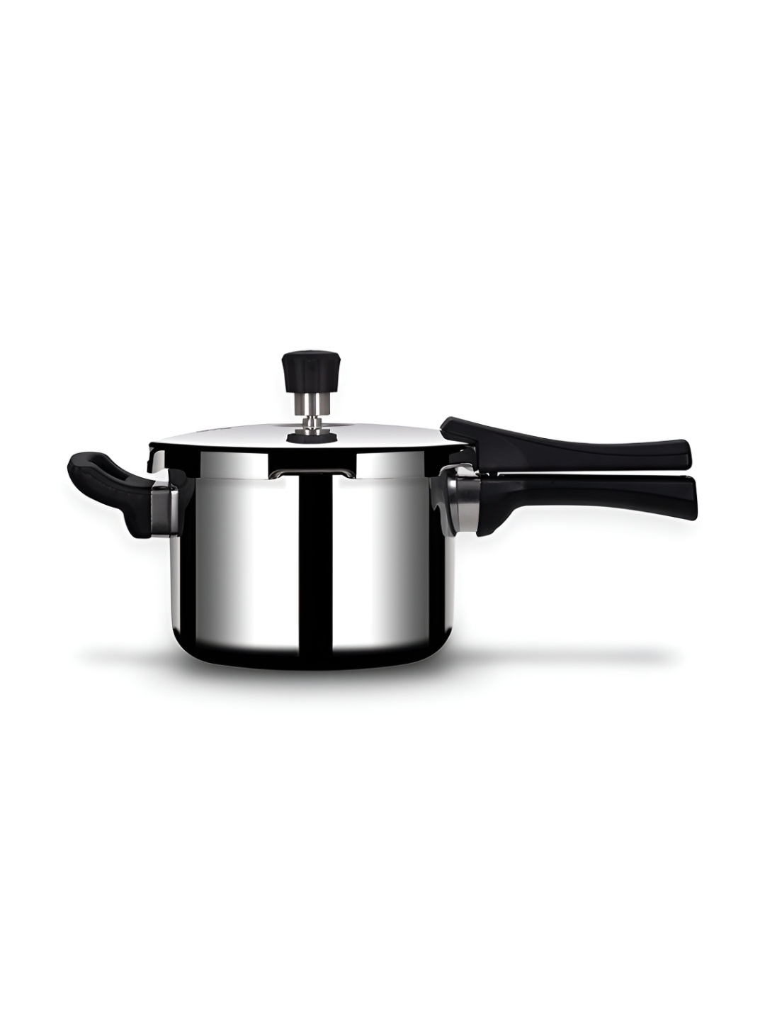 

ARTTDINOX Silver-Toned Stainless Steel Dishwasher Safe Pressure Cooker 3L