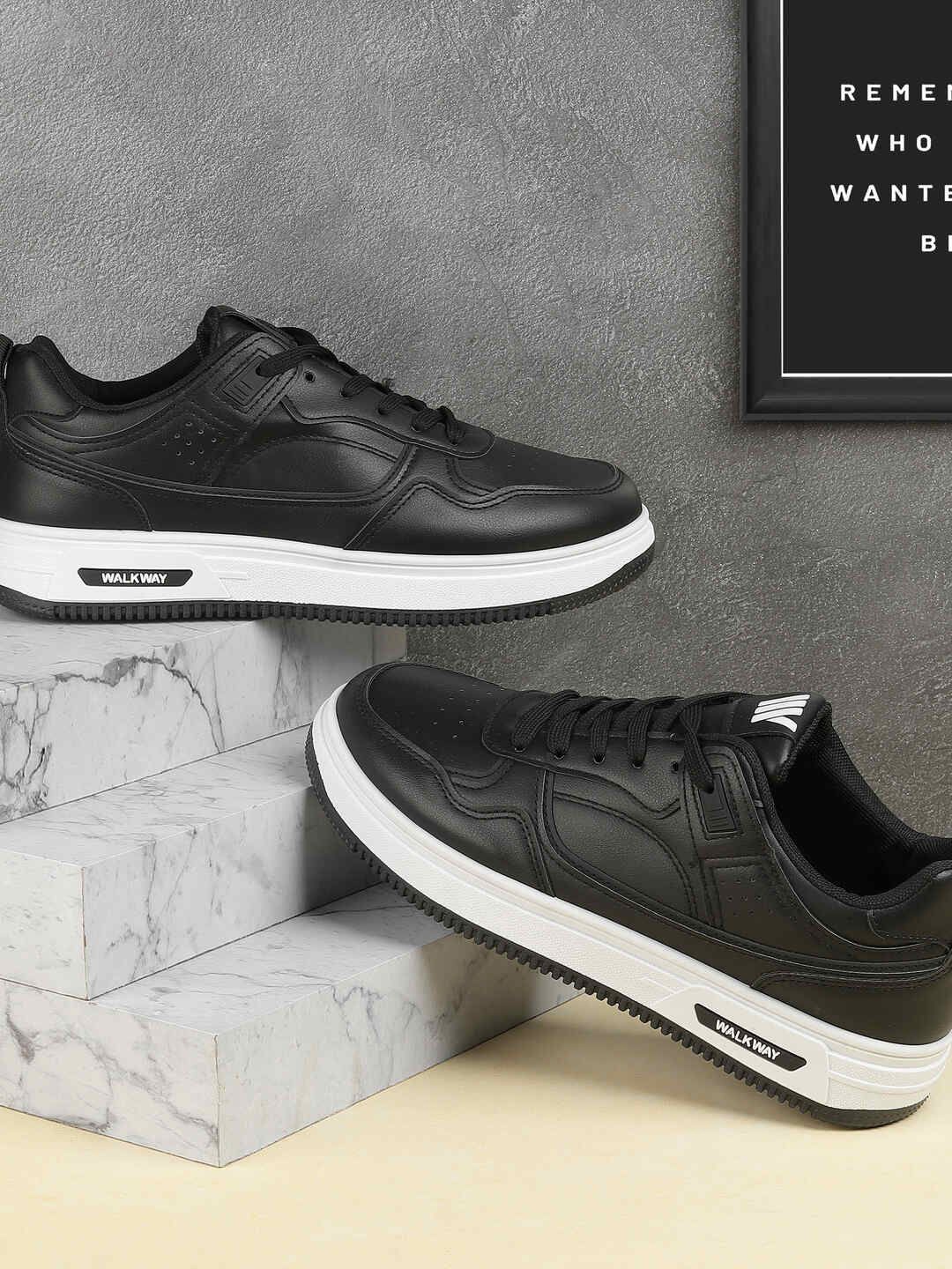 

WALKWAY by Metro Men Printed Sneakers, Black