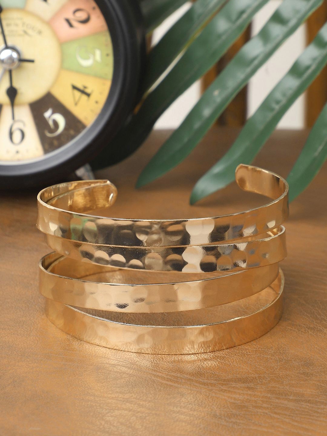 

ELLE Gold-Plated Cuff Bracelet