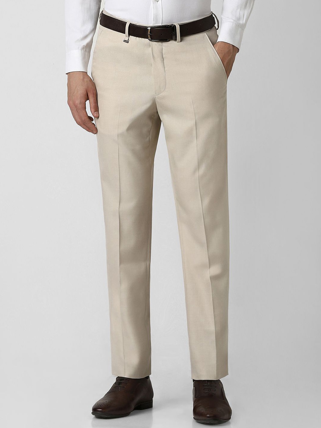 

Van Heusen Men Trousers, Beige
