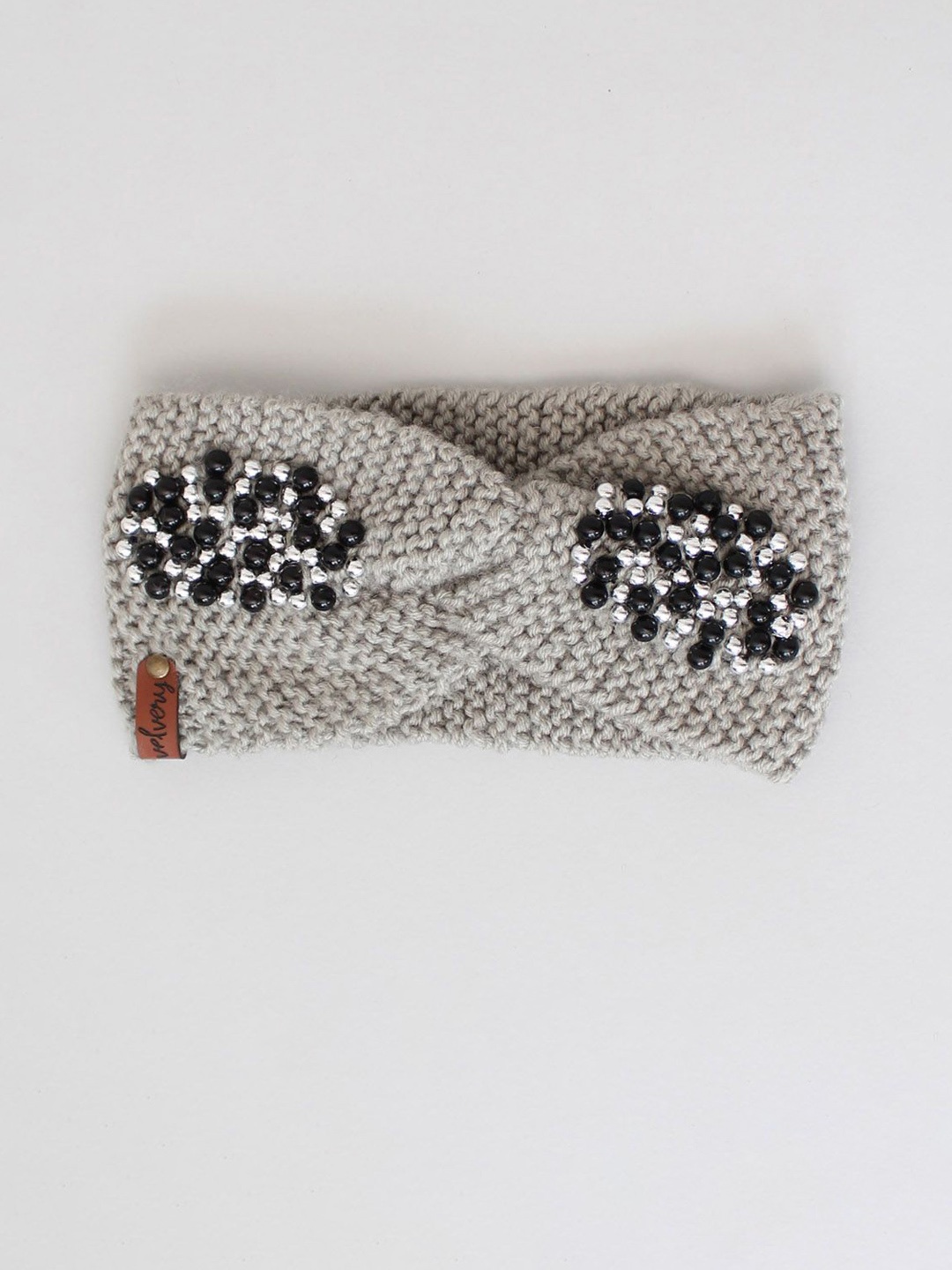 

Velvery Women Chill Wrap Headband, Grey
