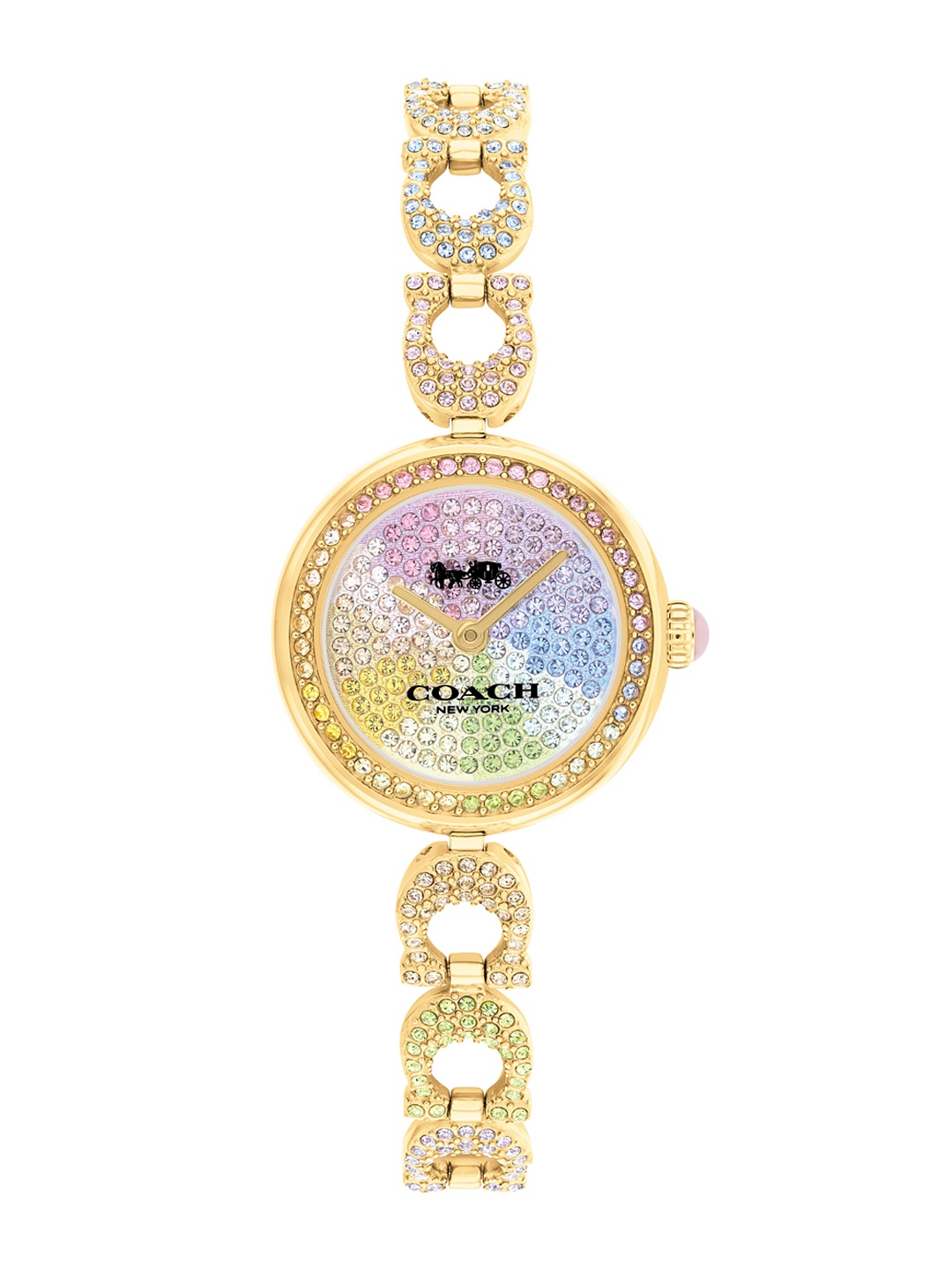 

Coach Women Gracie Embellished Analogue Watch 14504220, Multi