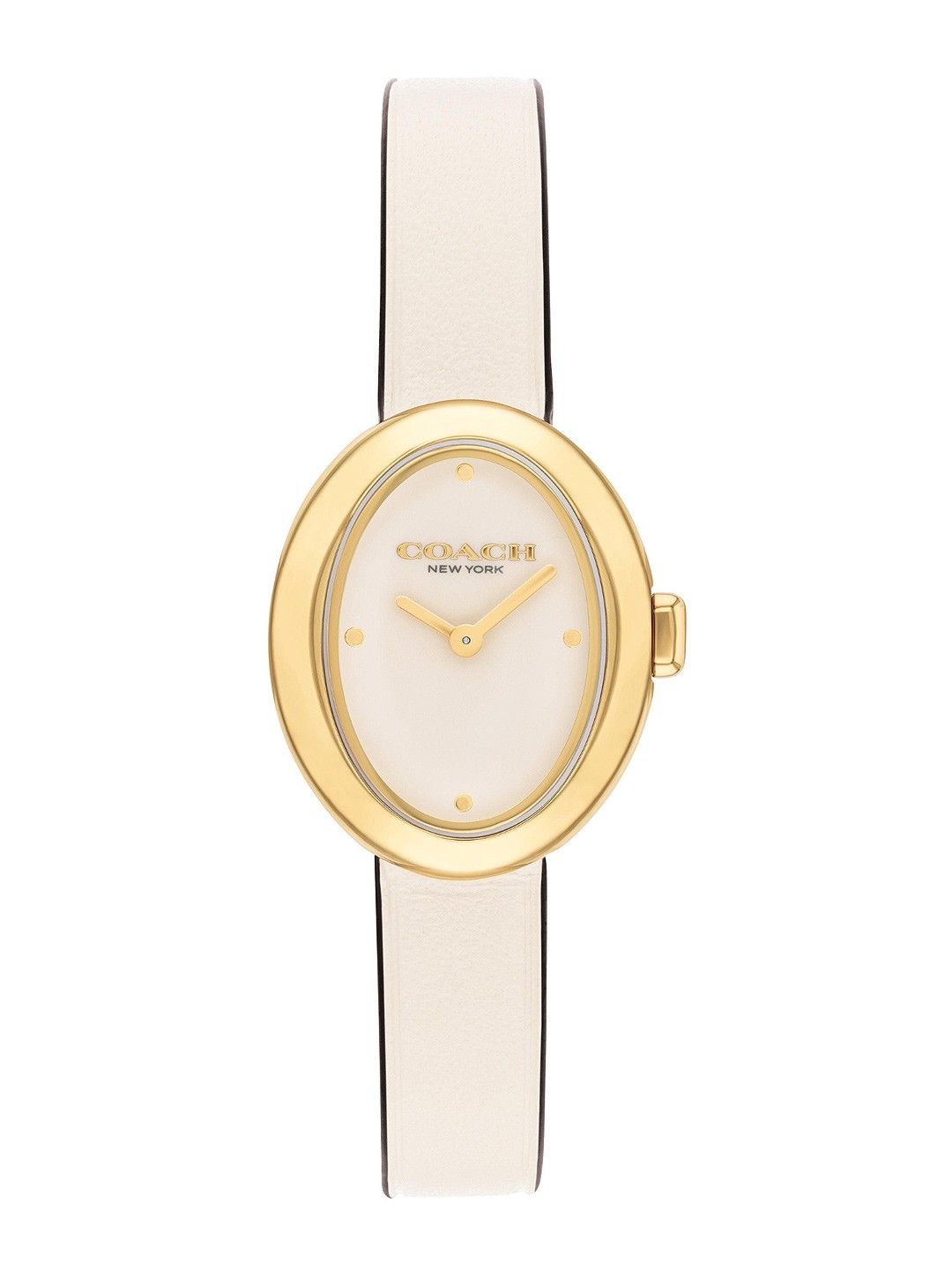 

Coach Women Sammy Textured Straps Analogue Watch 14504422, Off white