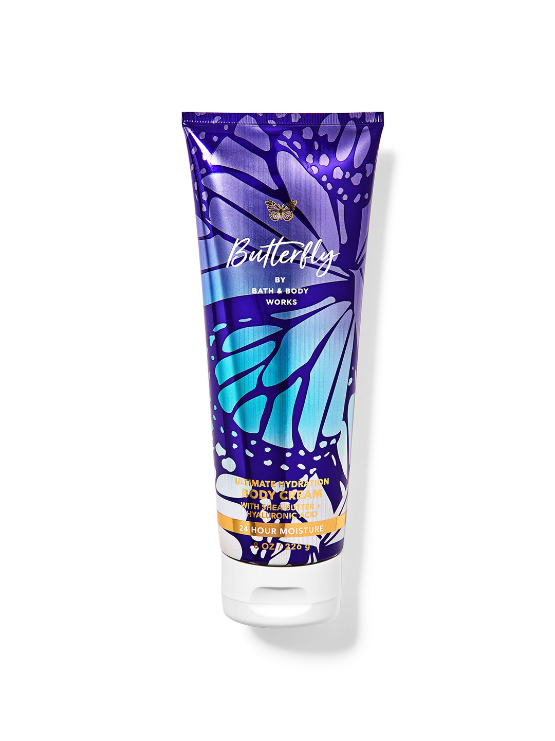 

Bath & Body Works Butterfly Ultimate Hydration Body Cream With Shea Butter - 226g, Blue