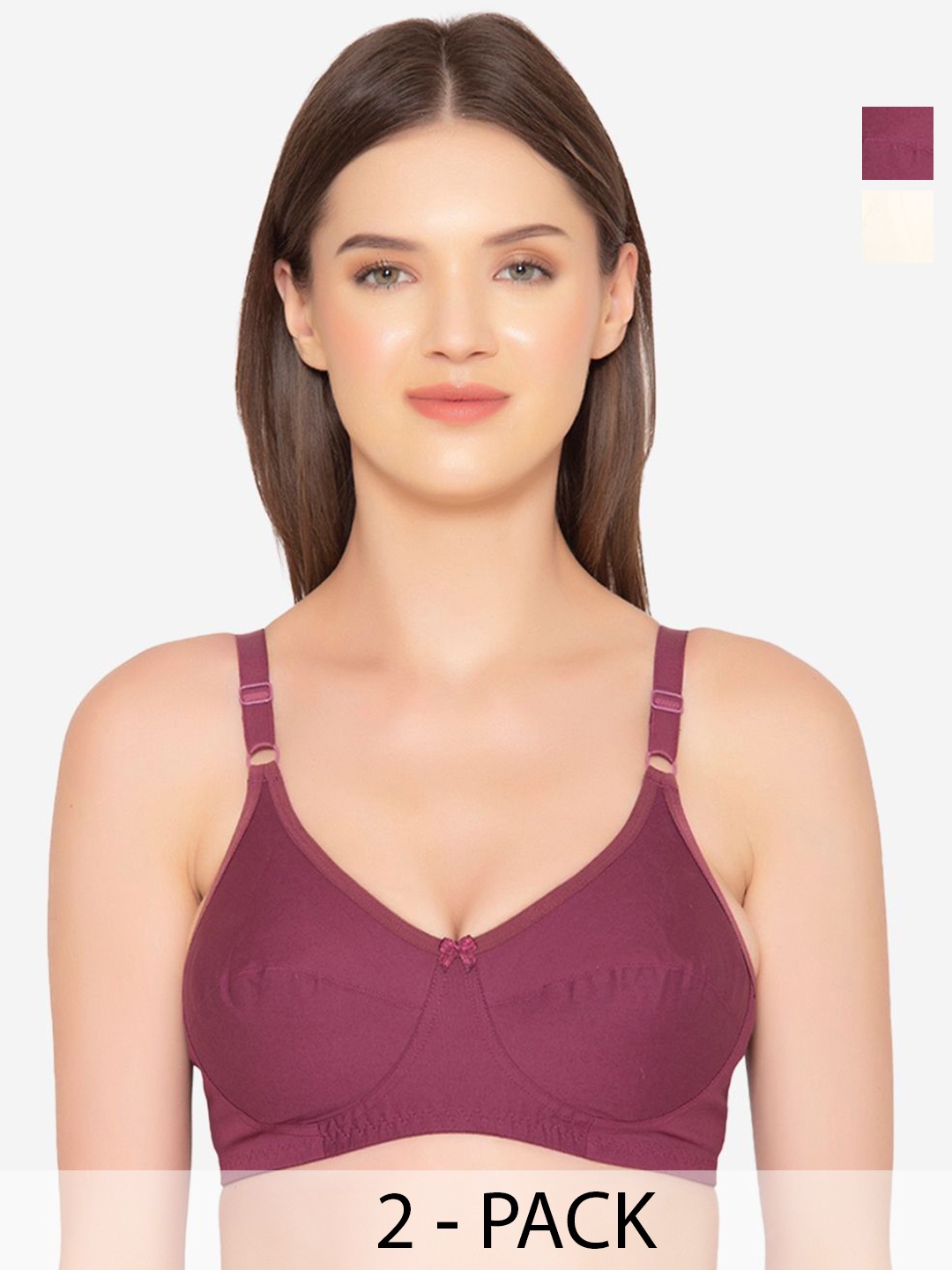 

GROVERSONS Paris Beauty Solid Bra Full Coverage Non Padded Non-Wired, Beige