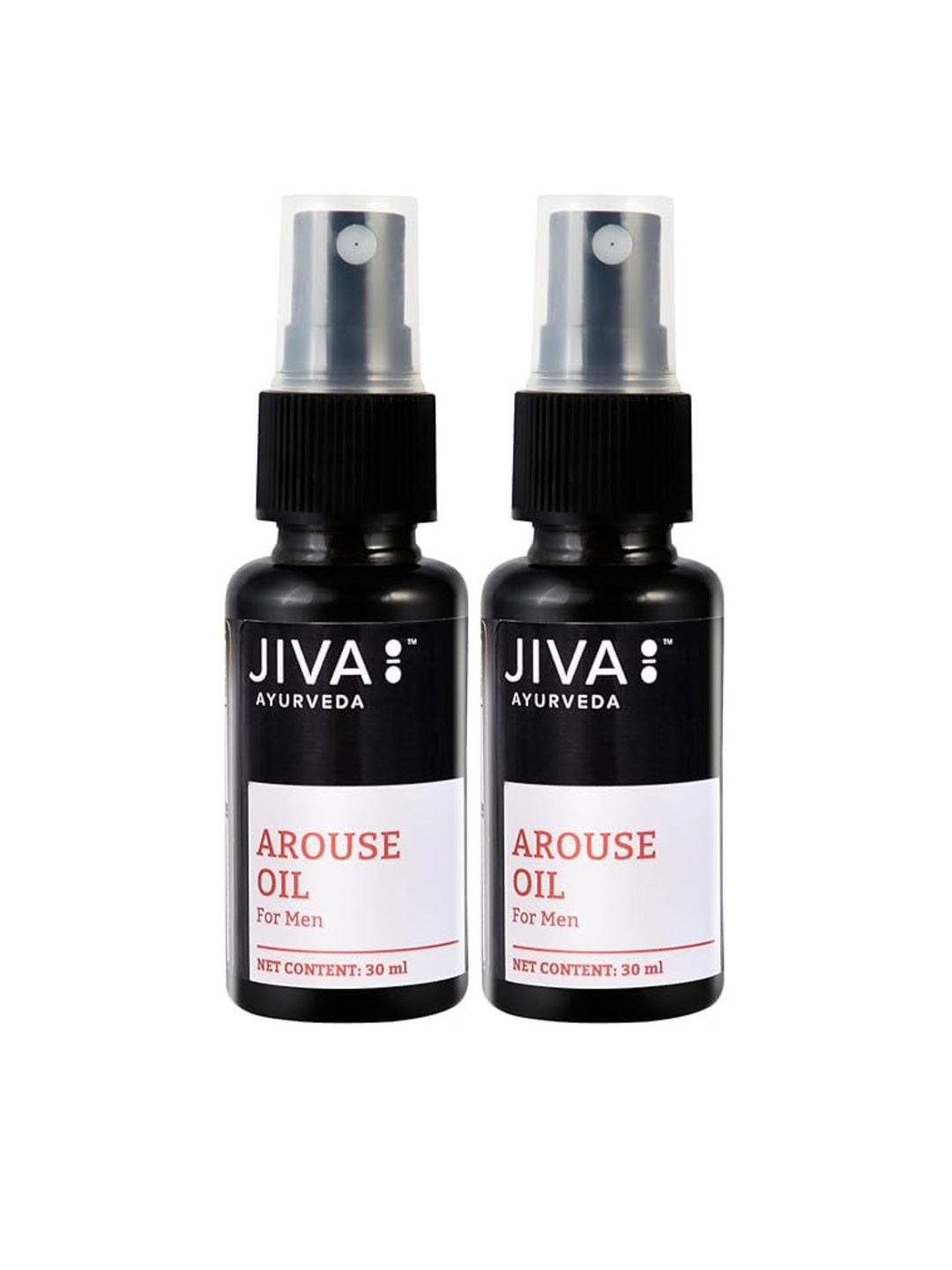 

Jiva Set Of 2 Arouse Oil For Strength & Energy Level-30ml Each, Transparent