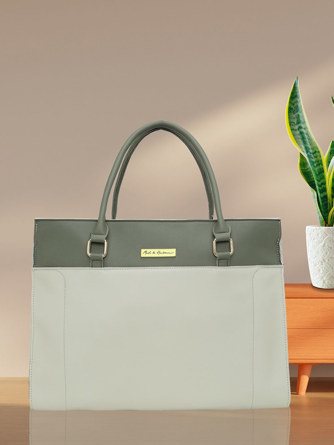 

Mast & Harbour Shopper Shoulder Bag, Beige