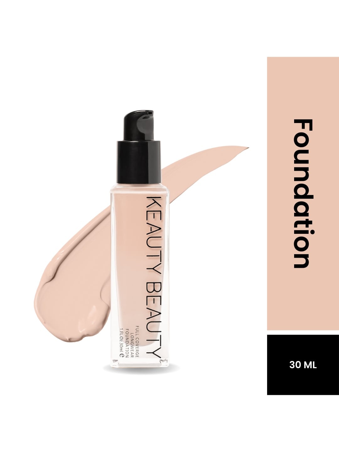 

Keauty Beauty Long Wear Full Coverage Matte Foundation 30 ml Shade 04, Nude