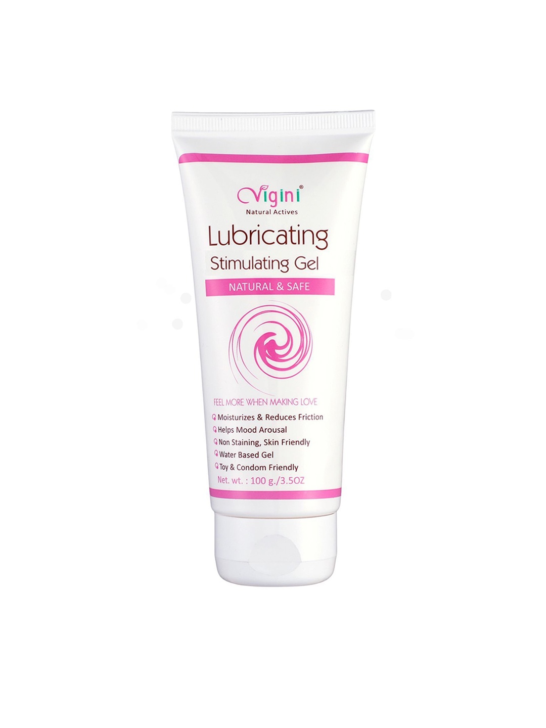 

Vigini Lubricating Stimulating Gel With Aloevera- 100ml, White