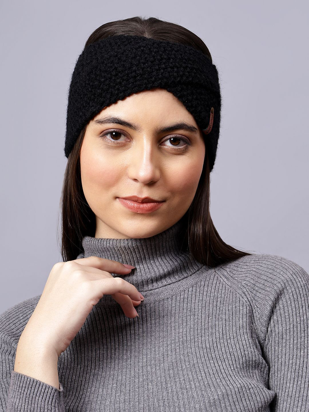 

Velvery Women Chill Wrap Headband, Black