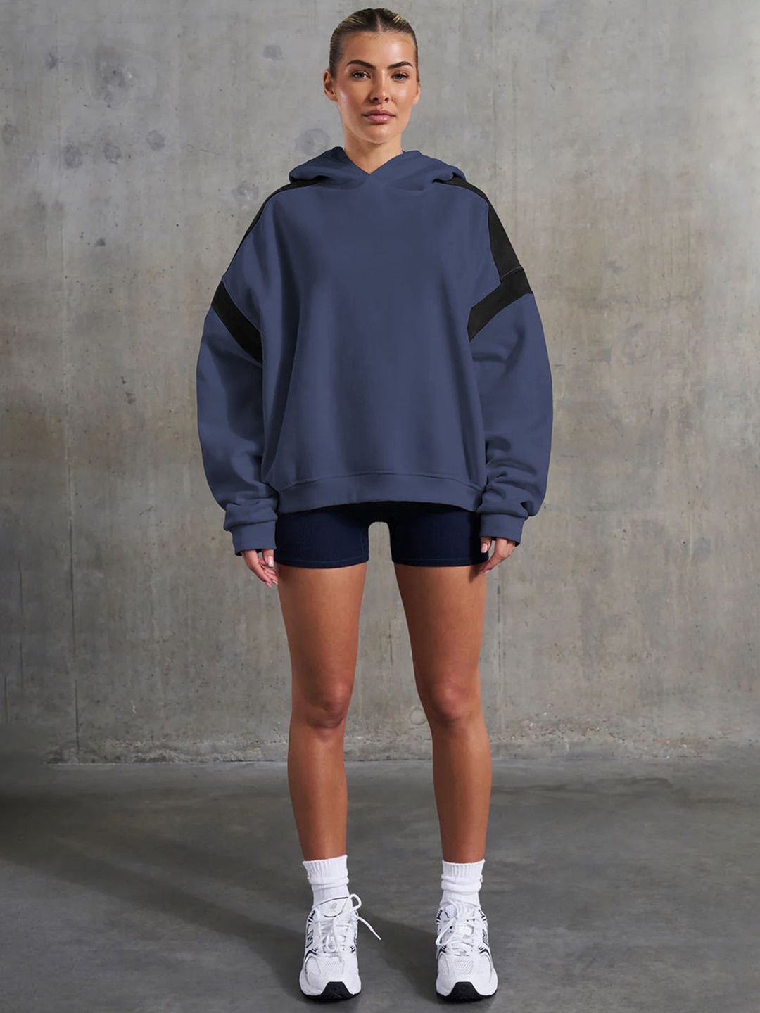 

JC Mode Women Solid Sweatshirt, Blue