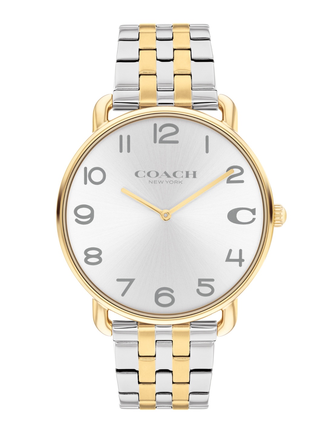 

Coach Men Elliot Bracelet Style Analogue Watch 14602668, Silver