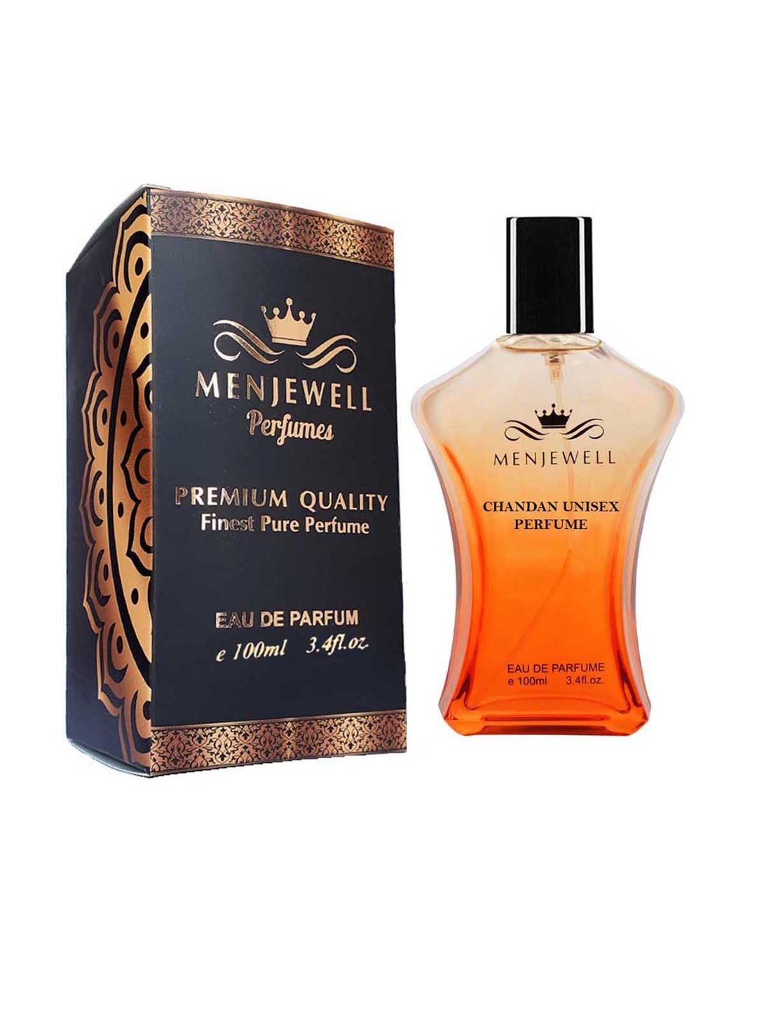 

Menjewell Chandan Unisex Long Lasting Perfume- 100ml, White